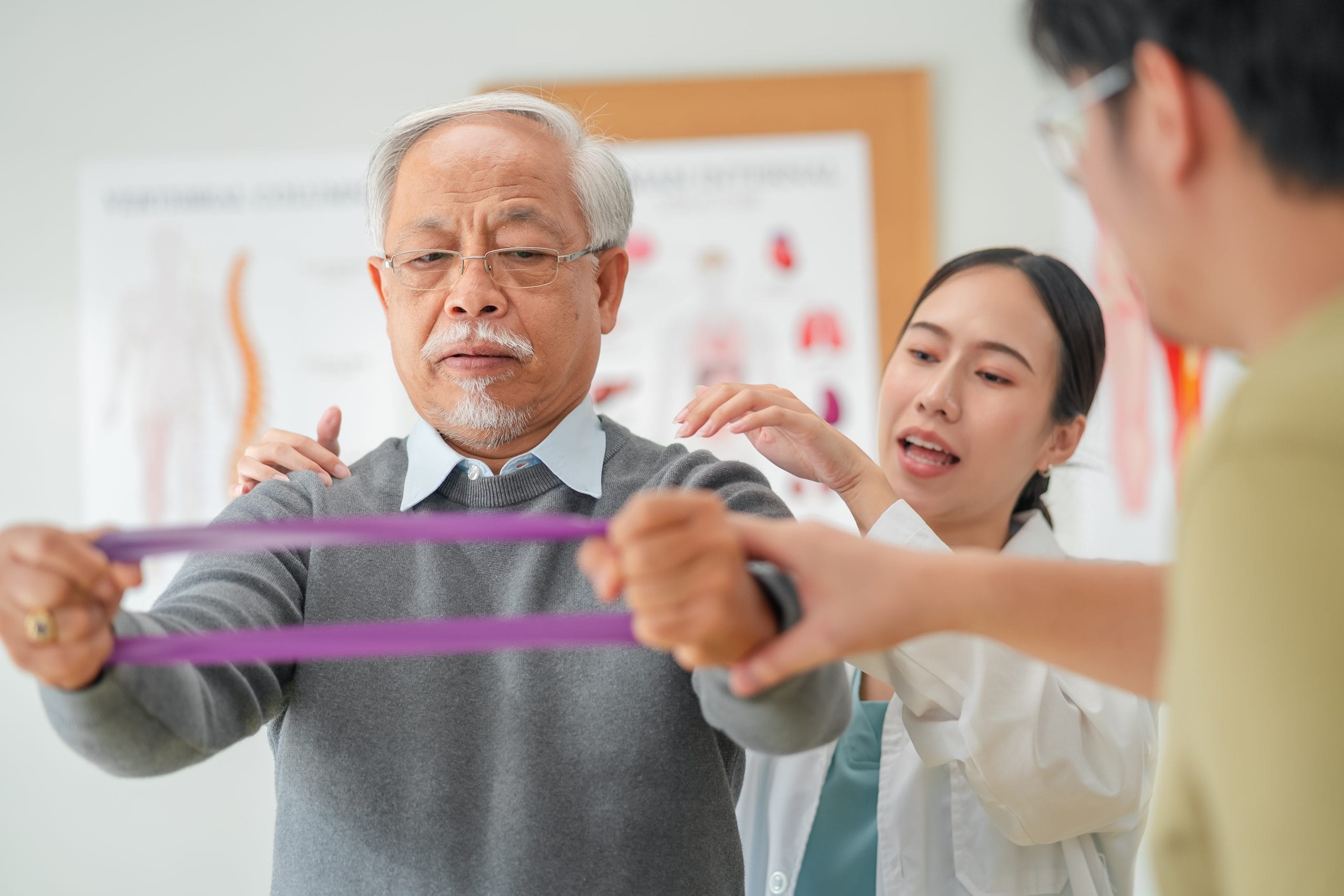 How can live-in care be helpful for those recovering from a stroke?